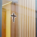 Cross and Crown of Thorns Kiss-Cut Vinyl Decal