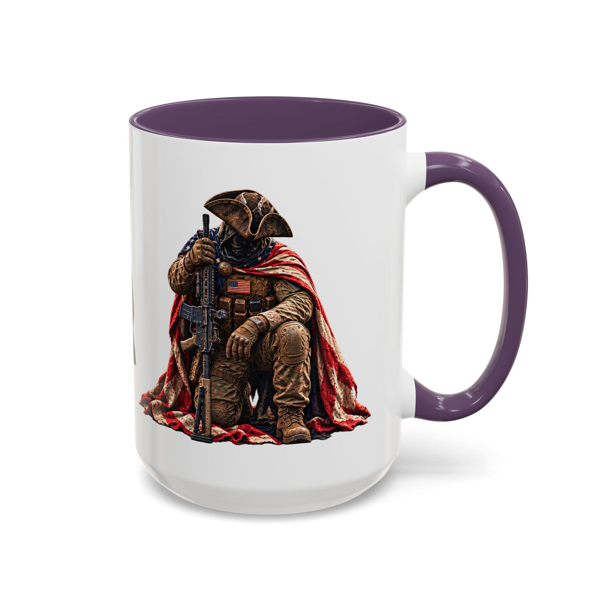15oz Coffee Mug – Patriotic Veteran Memorial Design