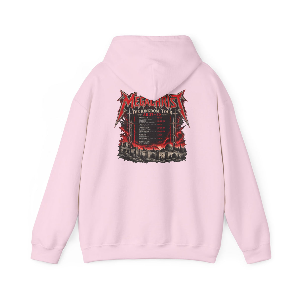 Megachrist The Kingdom Tour Christian Graphic Hoodie