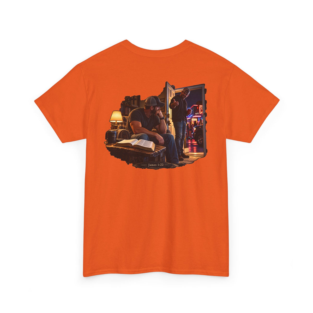 Faith at the Crossroads Christian Graphic T-Shirt