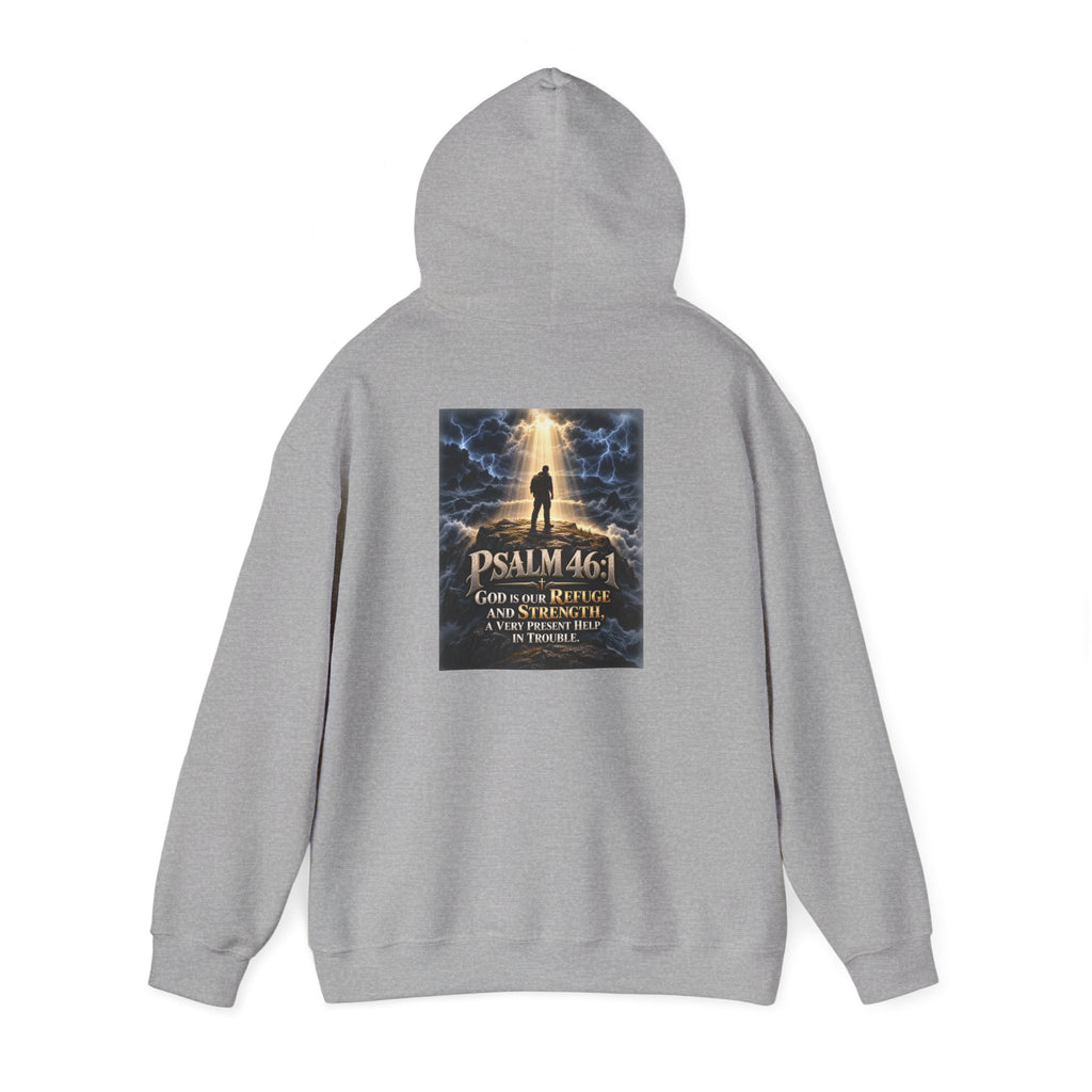 Psalm 46:1 Christian Bible Verse Hoodie