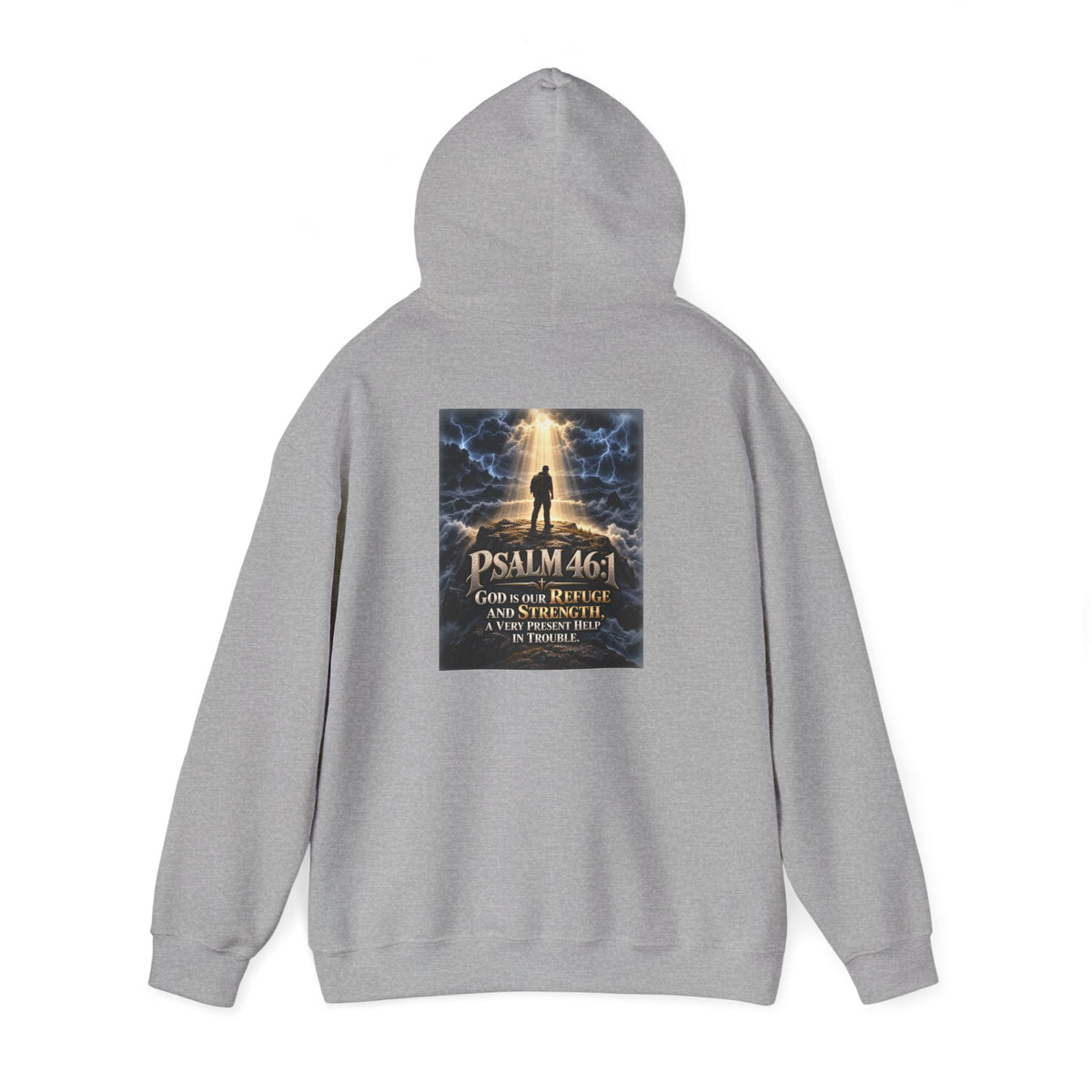 Psalm 46:1 Christian Bible Verse Hoodie