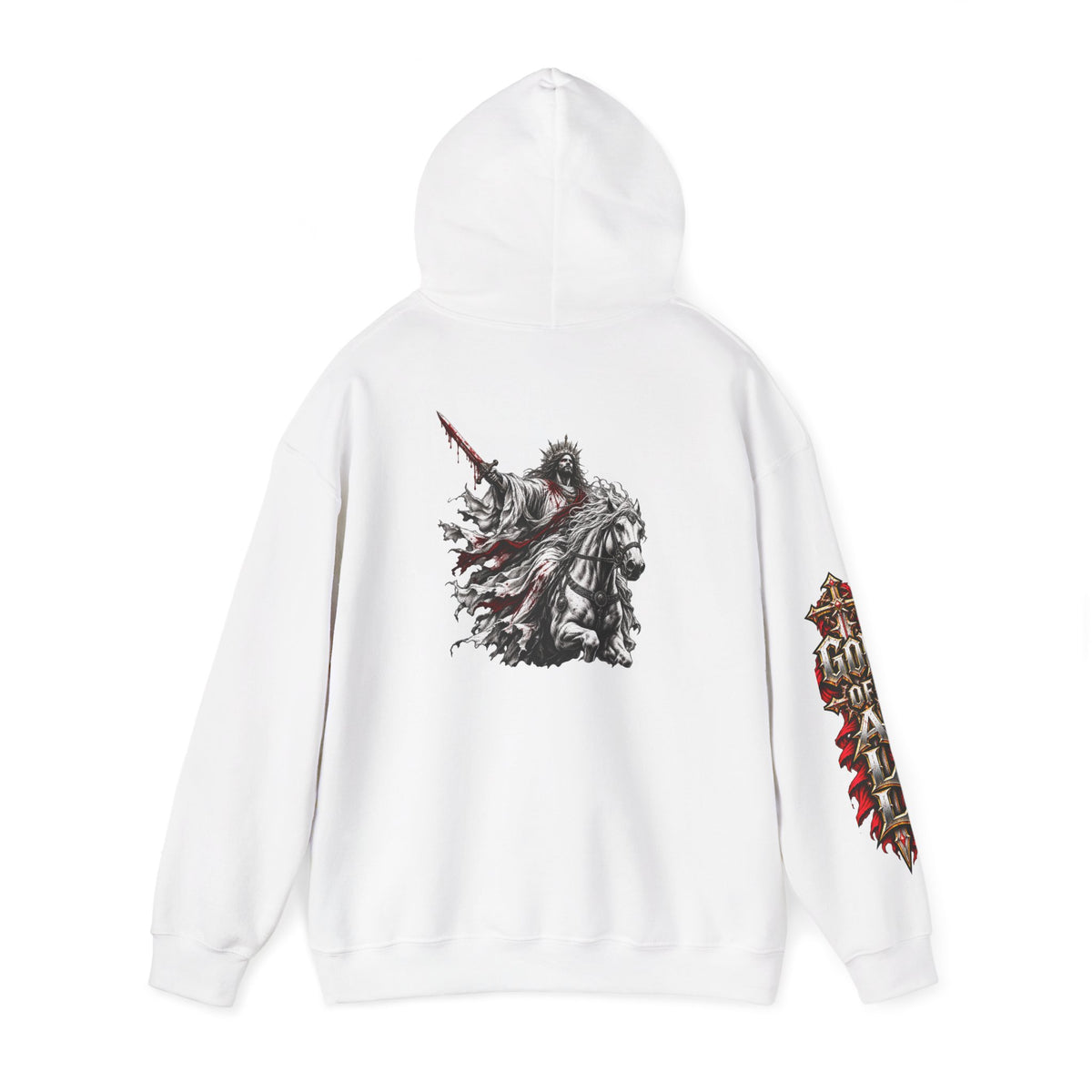 He Is Coming Soon Christian Hoodie – Front, Back & Sleeve Design