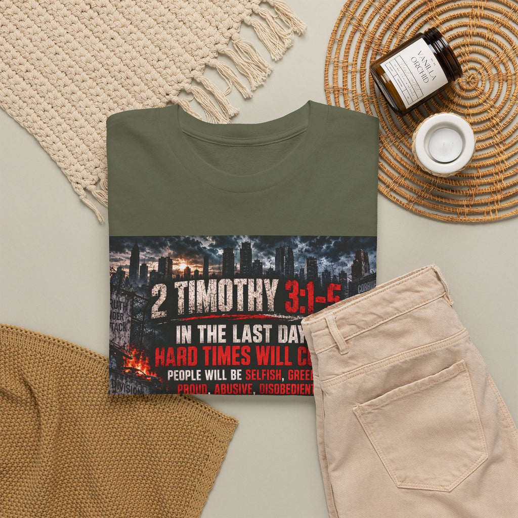2 Timothy 3:1-5 Christian Faith T-Shirt