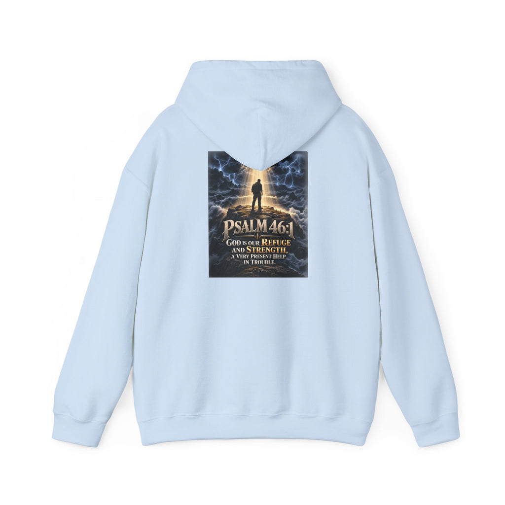 Psalm 46:1 Christian Bible Verse Hoodie