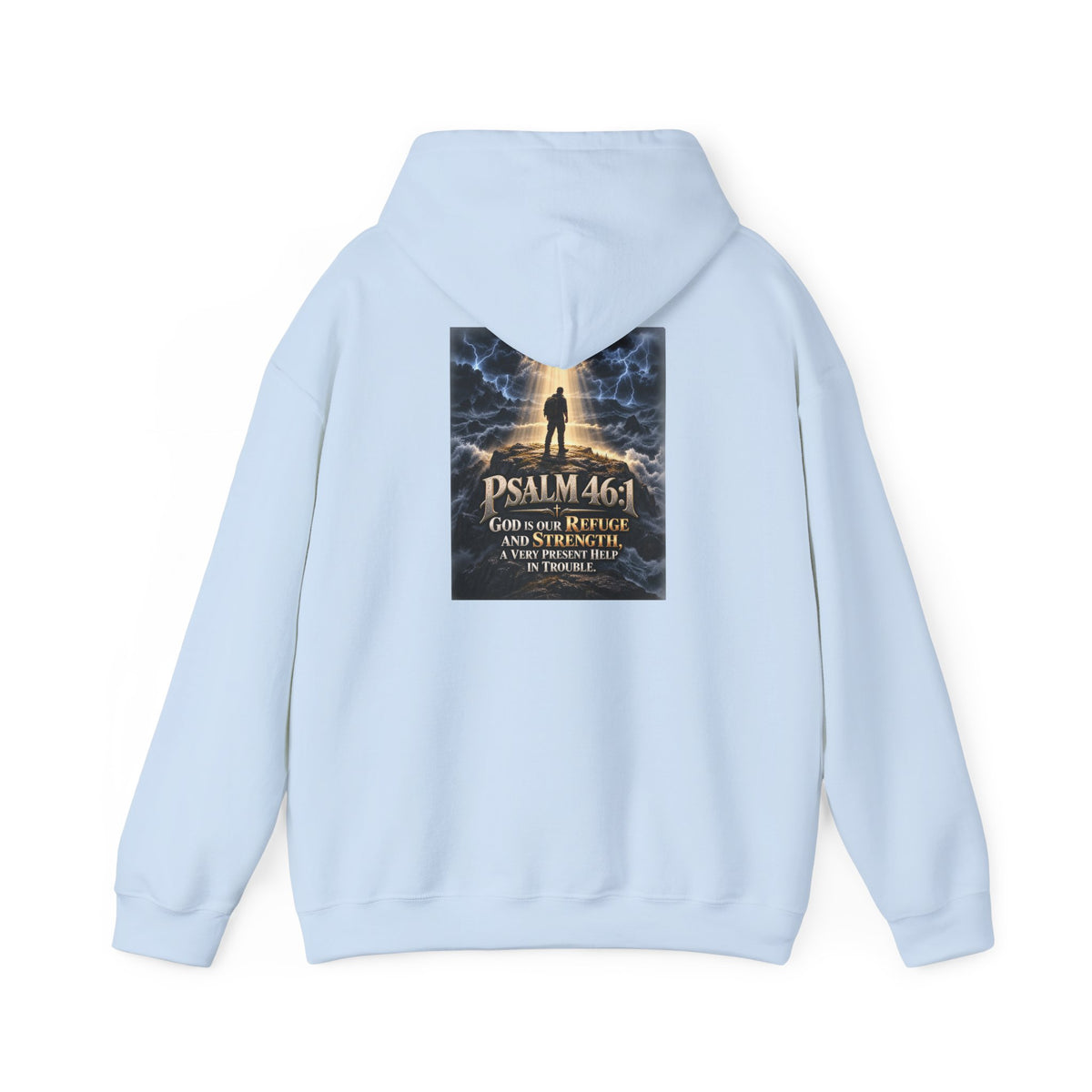 Psalm 46:1 Christian Bible Verse Hoodie
