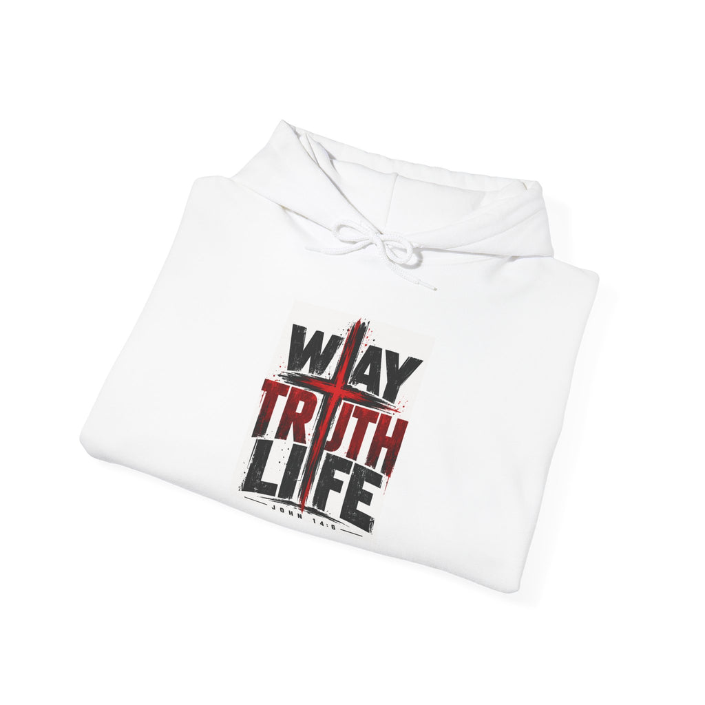 Christian Hoodie - "Way Truth Life" & "Army of God" Graphic Pullover