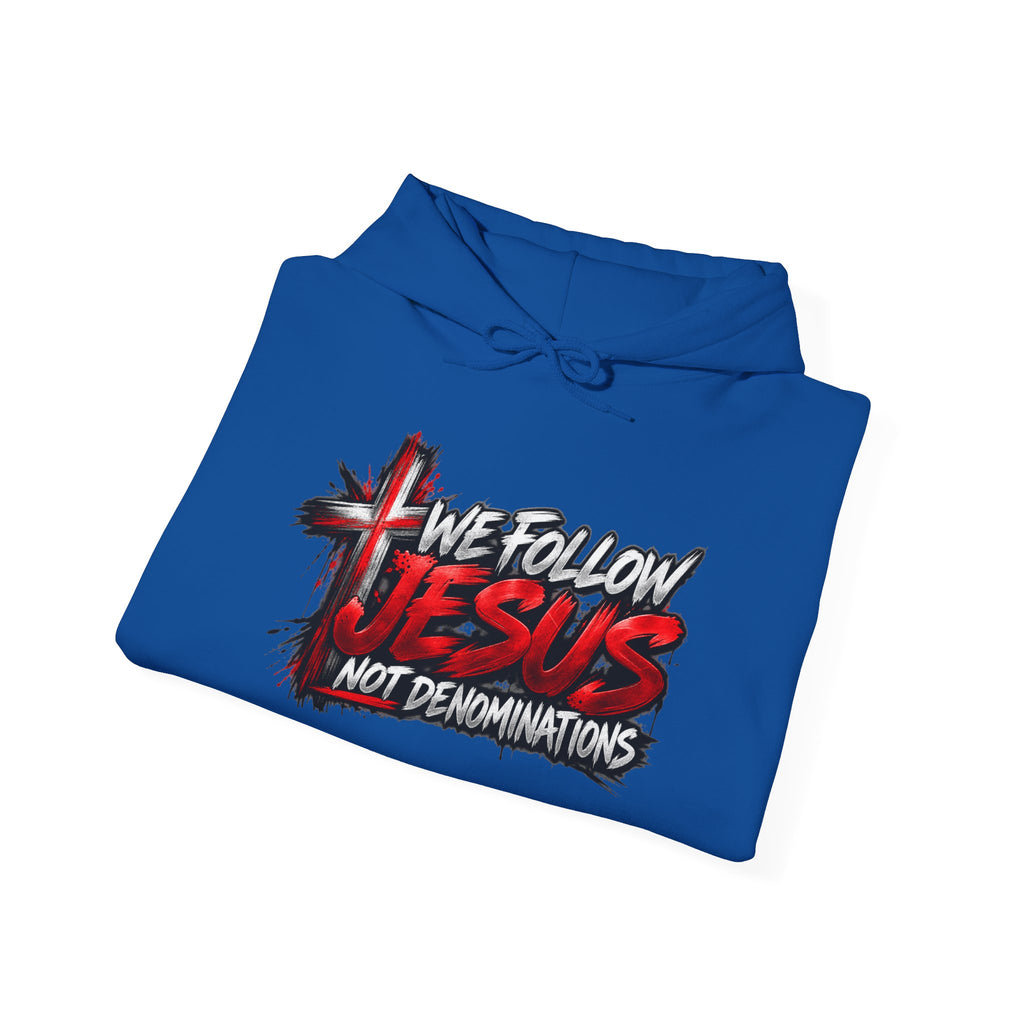 We Follow Jesus Christian Faith Hoodie
