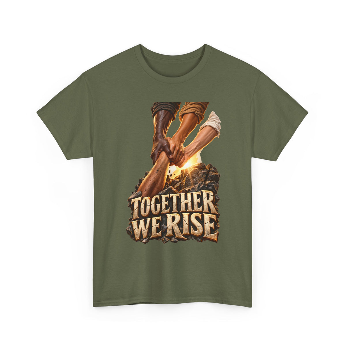 Together We Rise Inspirational Unity T-Shirt
