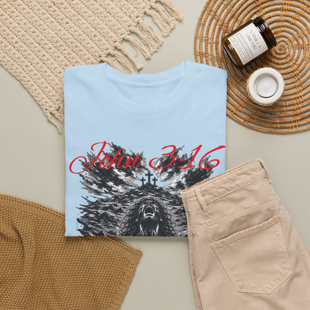 John 3:16 Jesus Christian Graphic T-Shirt