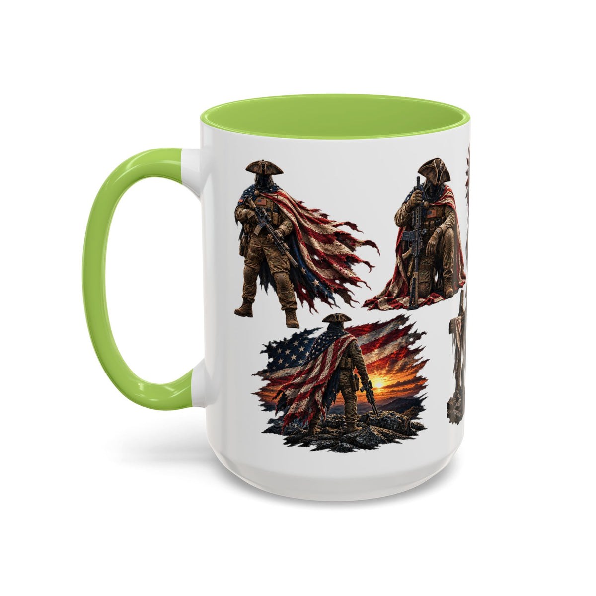 Patriotic Western Warrior Coffee Mug