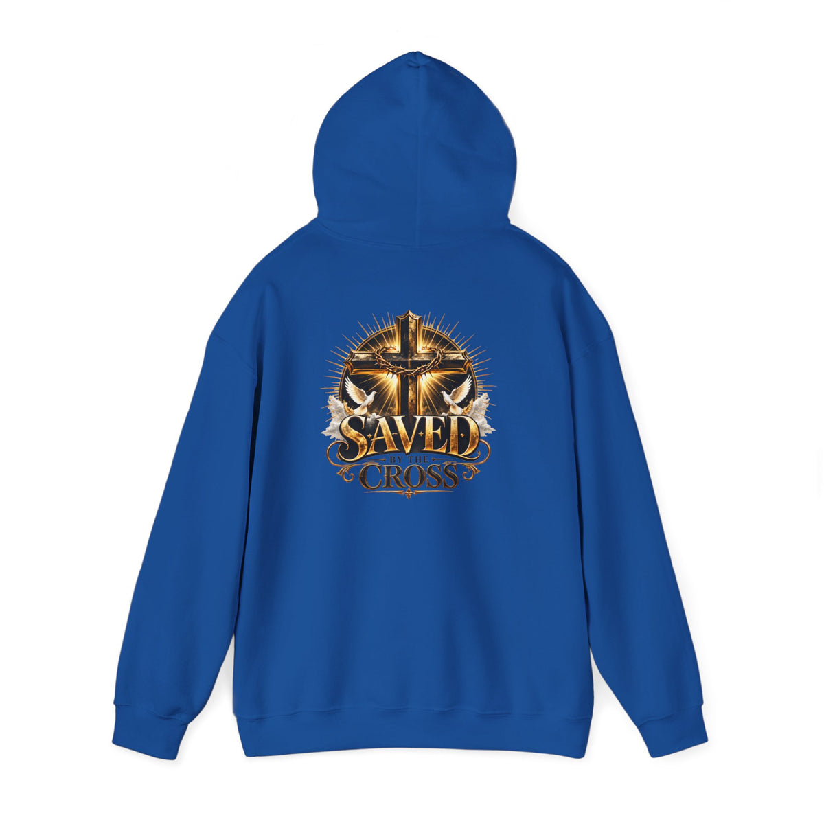 Faith Over Fear Christian Hoodie – Faithful Savior Cross Design