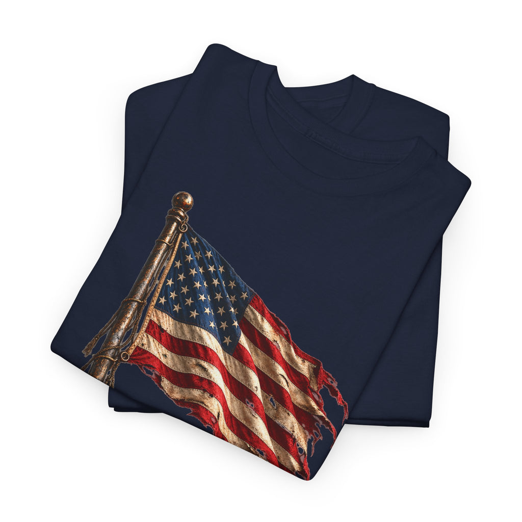 Still Standing American Flag T-Shirt