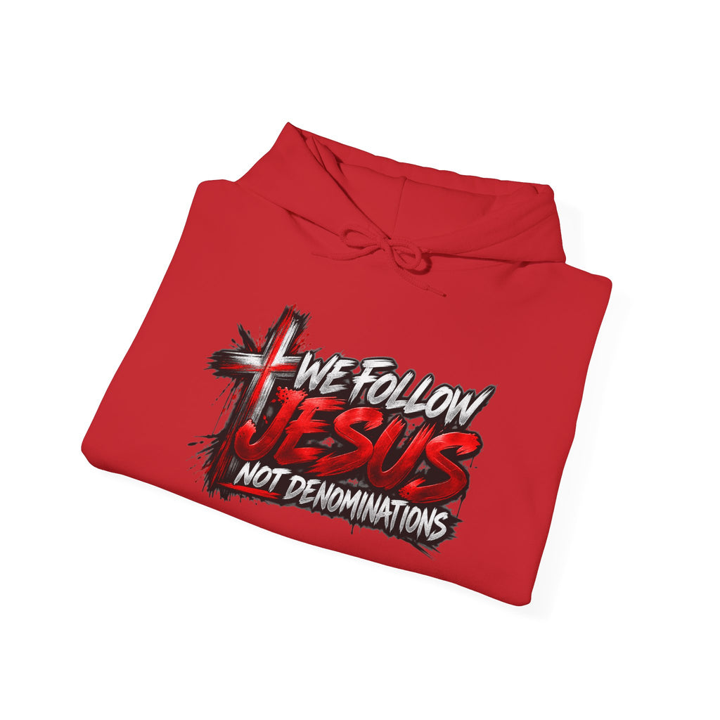 We Follow Jesus Christian Faith Hoodie