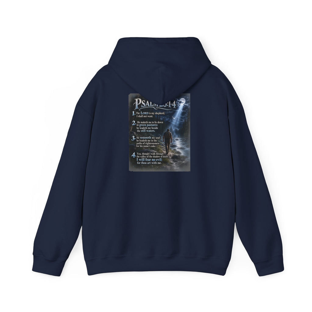 Psalm 23:1–4 Moonlit Scripture Hoodie