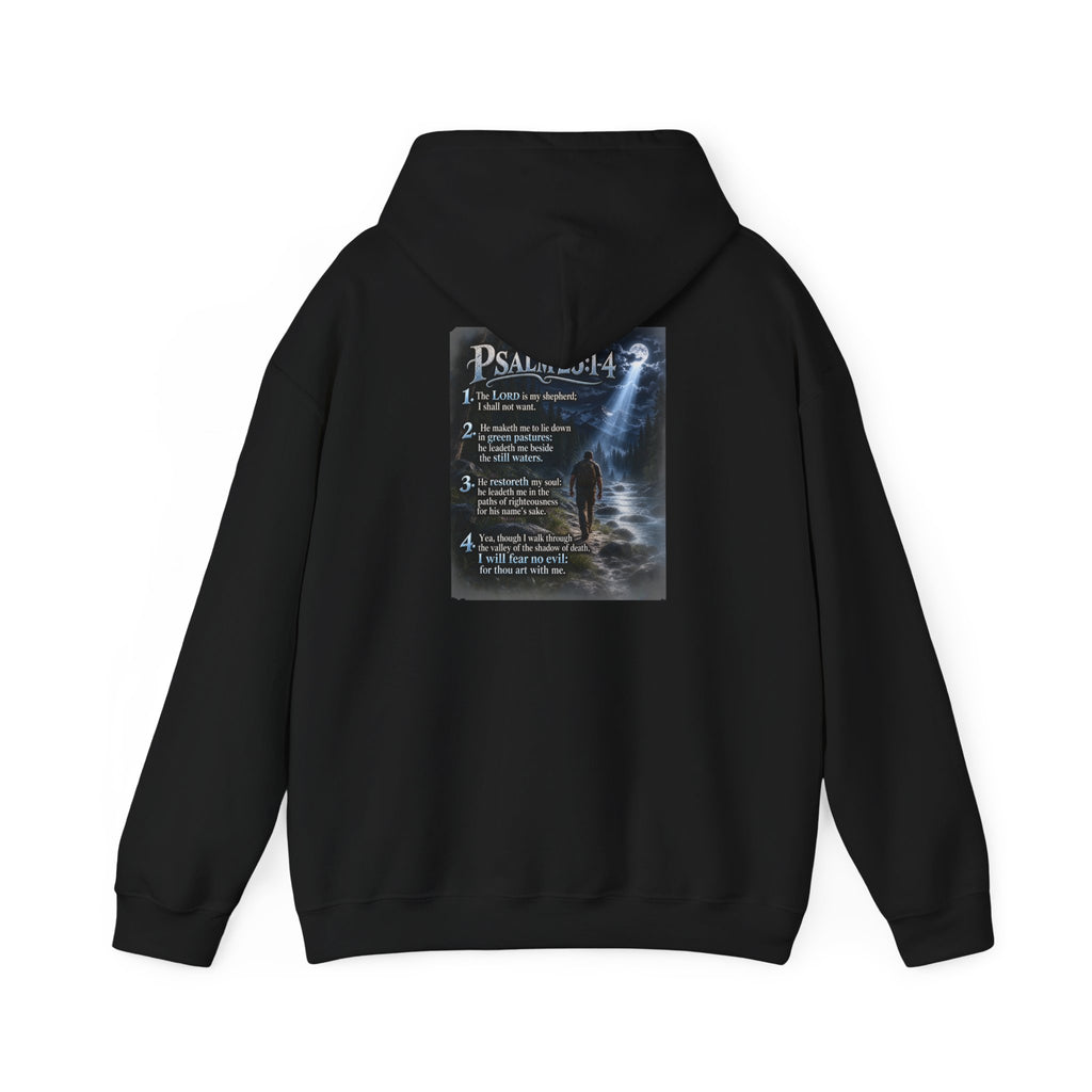 Psalm 23:1–4 Moonlit Scripture Hoodie