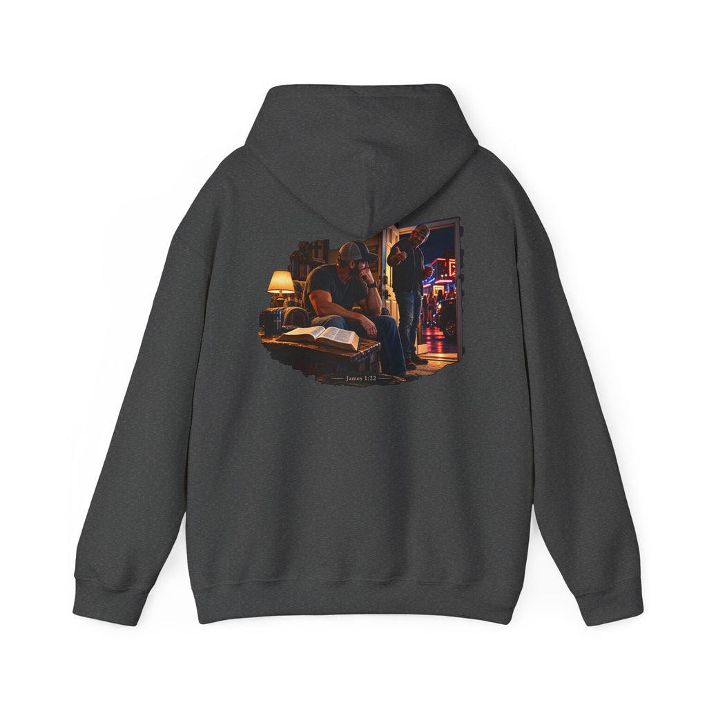 Faith at the Crossroads Christian Graphic Hoodie
