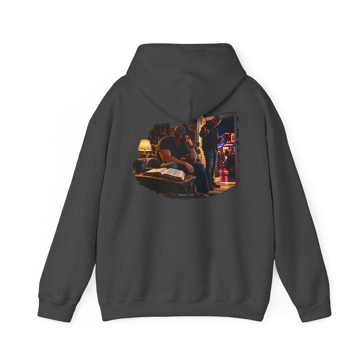 Faith at the Crossroads Christian Graphic Hoodie